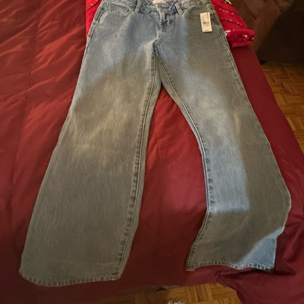 PacSun Light Blue Wide Leg Jeans